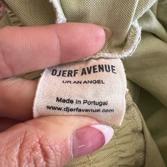 Djerf Avenue Breezy Shorts Green XXS - Picture 4 of 7